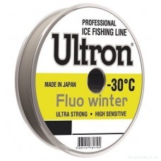 Леска ULTRON Fluo Winter 0,22мм 5.5кг 30м флуоресцентная